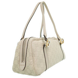 Gucci GG Shoulder Boston Brown Twins Bag